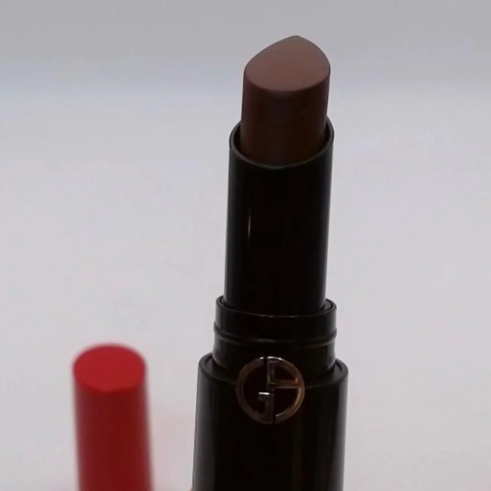 ARMANI beauty Lip Power Long-Lasting Satin Lipstick in 204 Brown Neutral‎ , BNIB